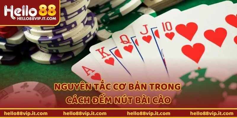 Nguyên tắc cơ bản trong cách đếm nút bài cào