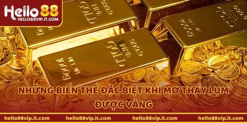 Những biến thể đặc biệt khi mơ thấy lụm được vàng